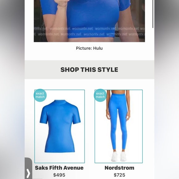 Balenciaga blue active wear top - Picture 6 of 6